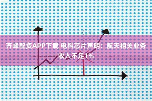 齐峰配资APP下载 电科芯片声明：航天相关业务收入不足1%