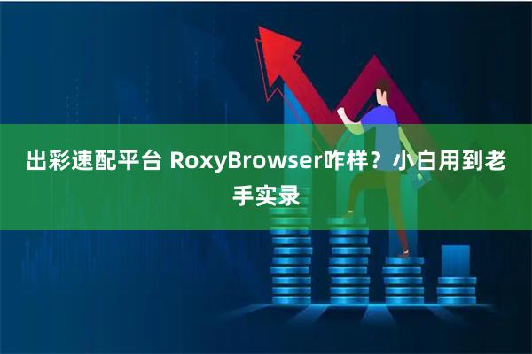 出彩速配平台 RoxyBrowser咋样？小白用到老手实录